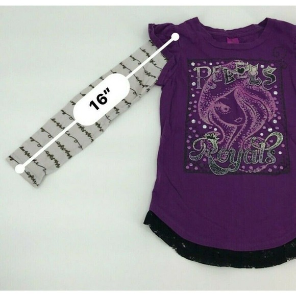 Old Navy Once Upon a Time Girls Outfit Bundle Jean Long Sleeve Casual Sz M 8 - Picture 6 of 10